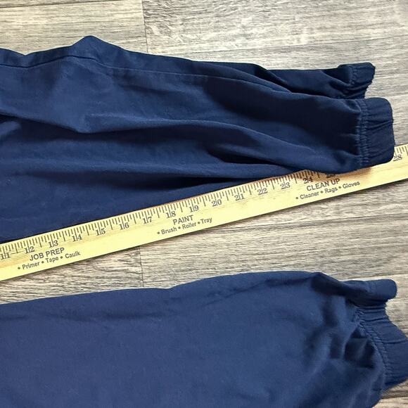 Adidas Men’s Navy Blue Logo Jogger Sweatpants 2XL Elastic Waist Cuffed Leg - Picture 6 of 8